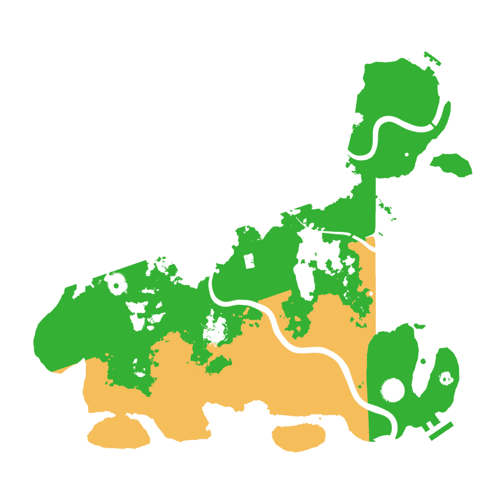 Biome Rust Map: Procedural Map, Size: 3750, Seed: 113163