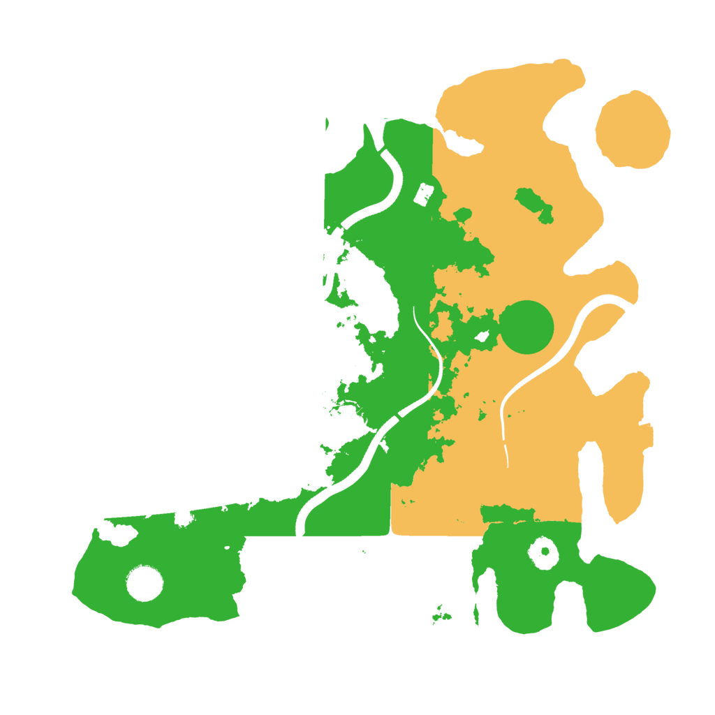 Biome Rust Map: Procedural Map, Size: 3500, Seed: 361388