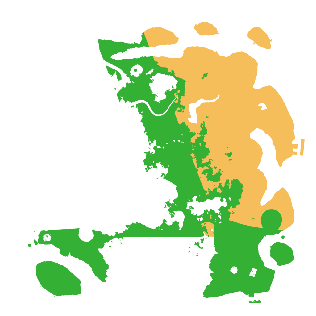 Biome Rust Map: Procedural Map, Size: 4000, Seed: 733012