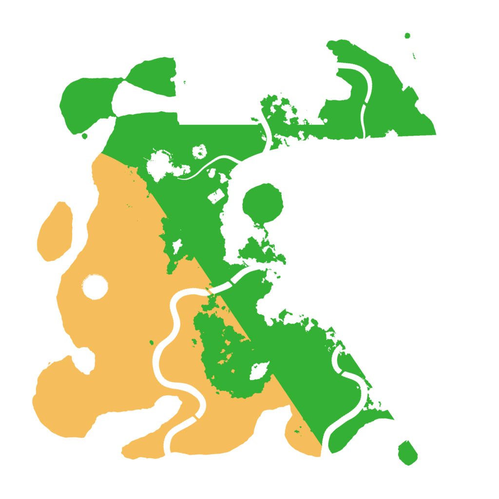 Biome Rust Map: Procedural Map, Size: 3500, Seed: 323648