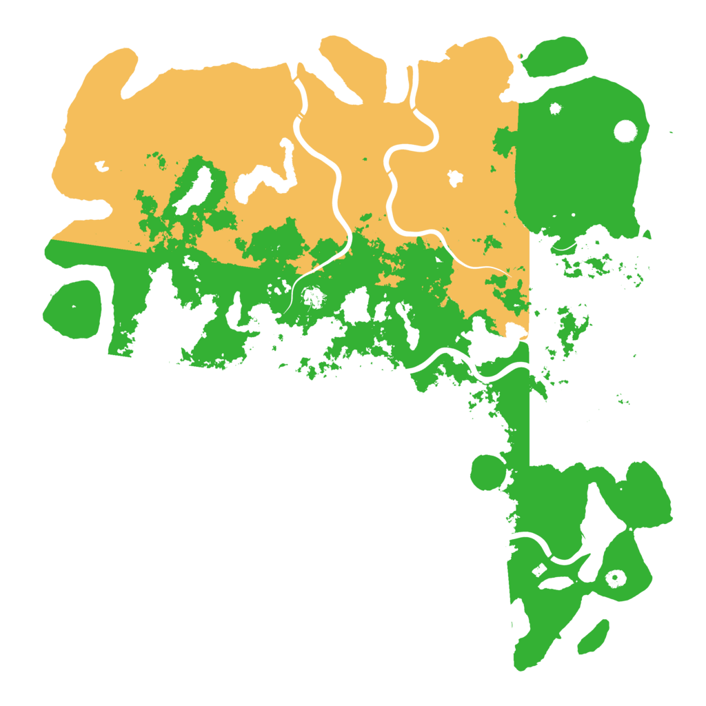 Biome Rust Map: Procedural Map, Size: 5500, Seed: 37
