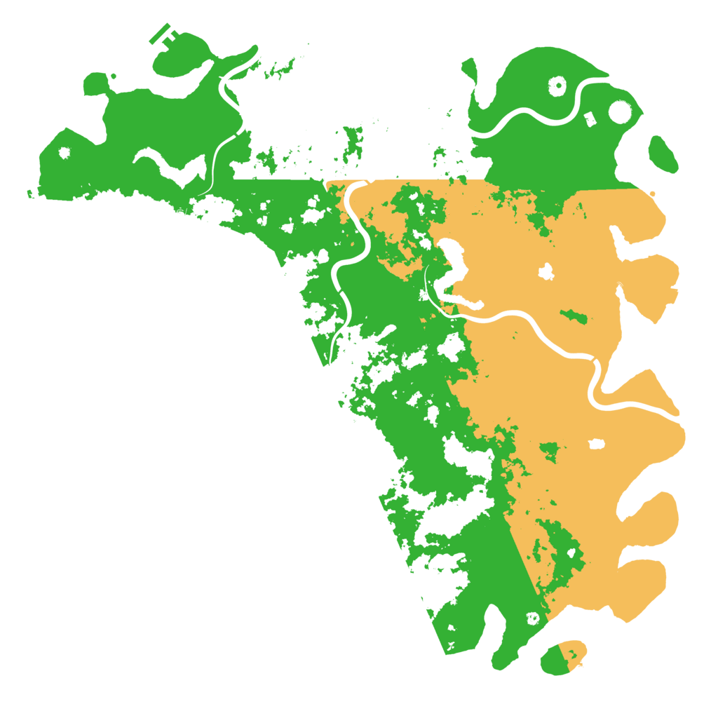 Biome Rust Map: Procedural Map, Size: 5500, Seed: 32