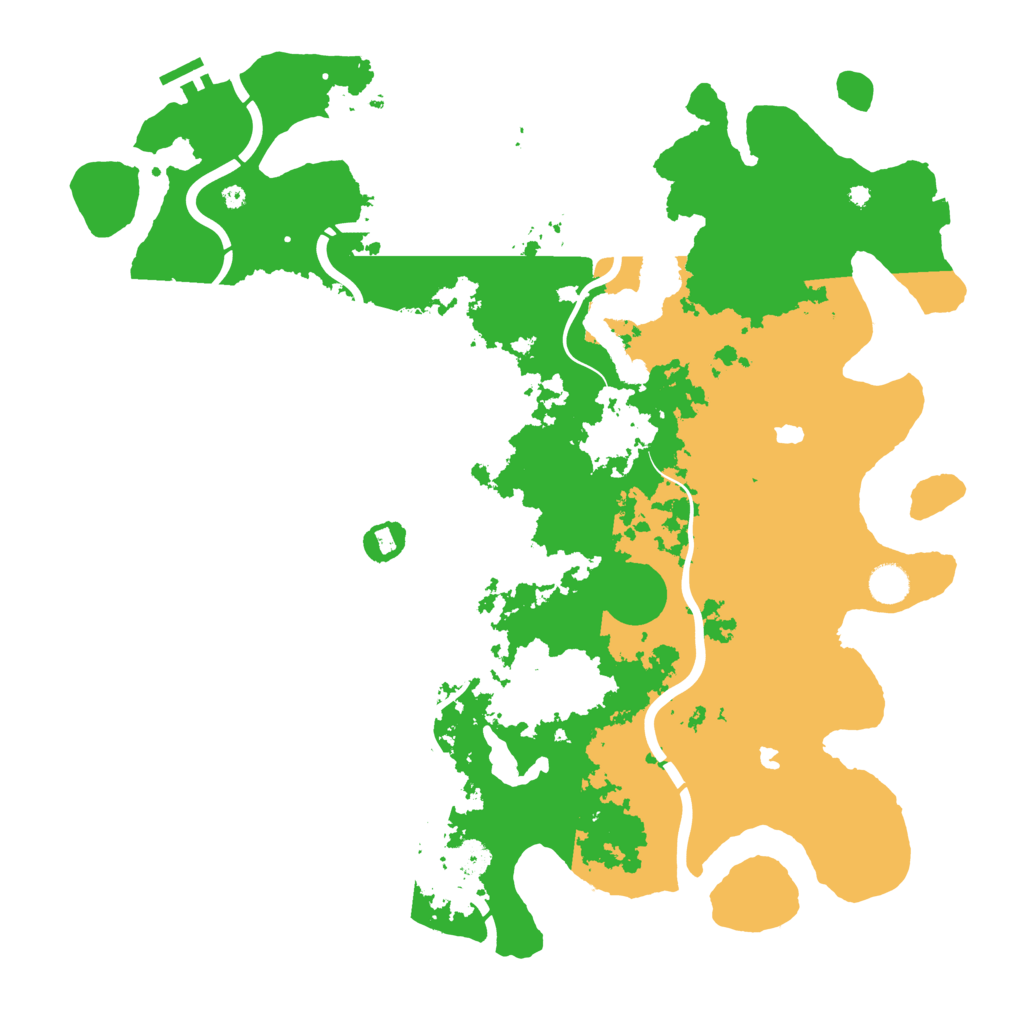 Biome Rust Map: Procedural Map, Size: 4500, Seed: 1460088431