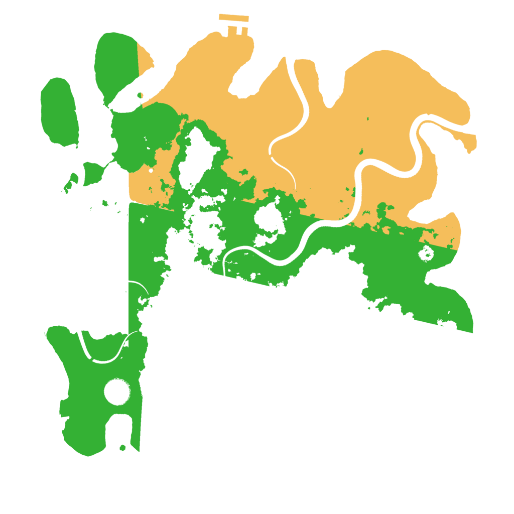Biome Rust Map: Procedural Map, Size: 3500, Seed: 1144221819
