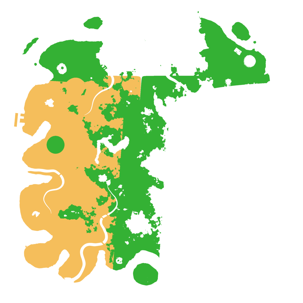 Biome Rust Map: Procedural Map, Size: 4500, Seed: 1015512656