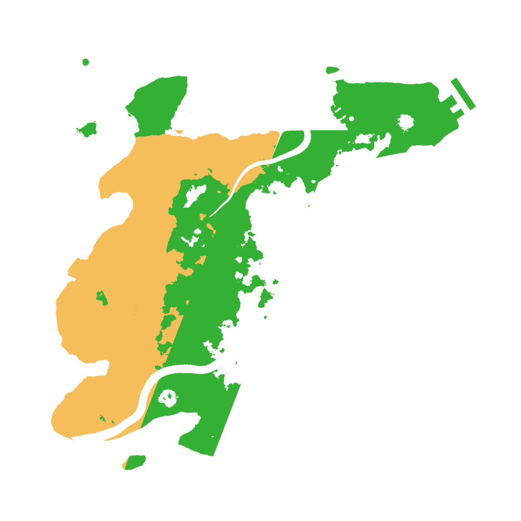 Biome Rust Map: Procedural Map, Size: 3000, Seed: 1775923934