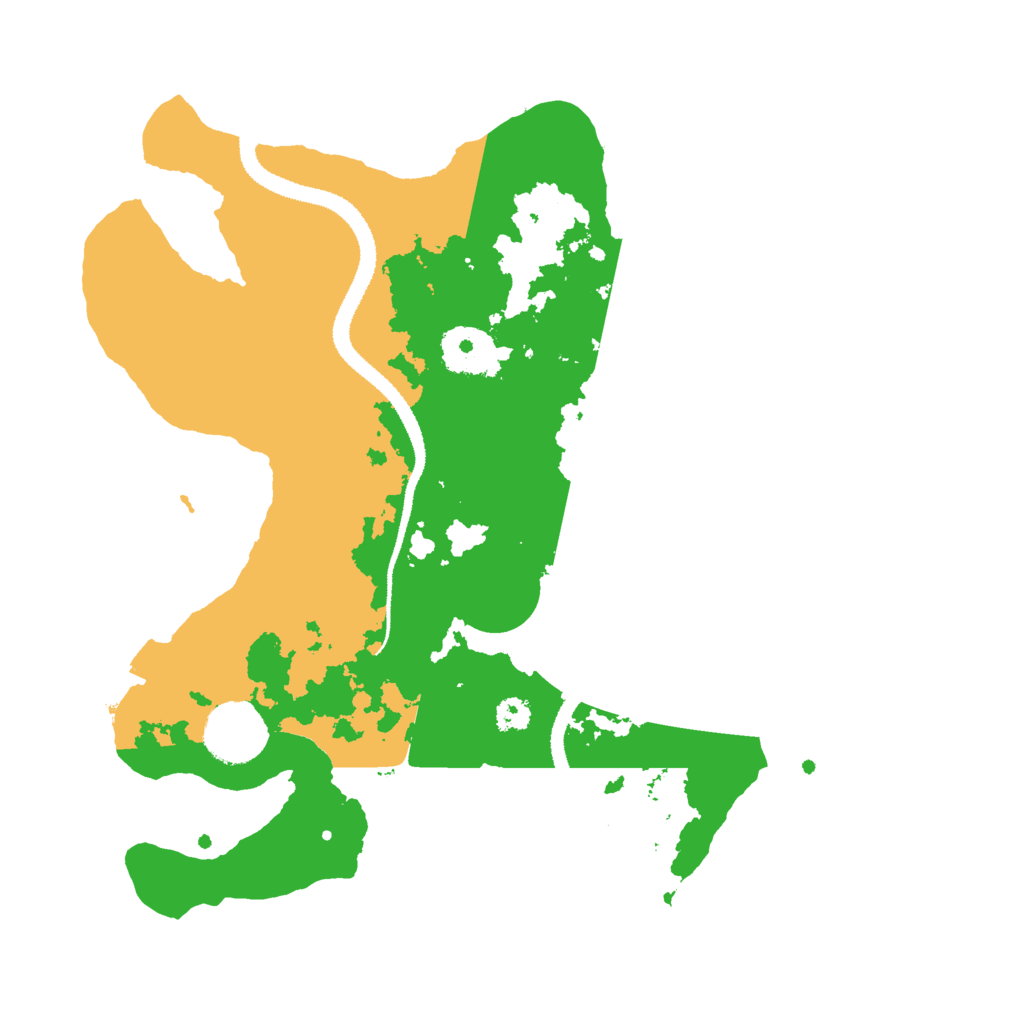 Biome Rust Map: Procedural Map, Size: 3000, Seed: 1226766125