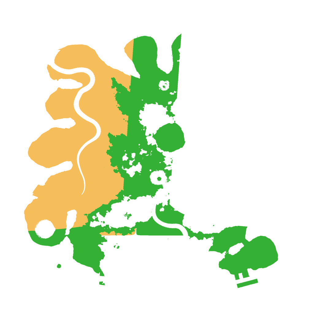 Biome Rust Map: Procedural Map, Size: 3000, Seed: 20260827