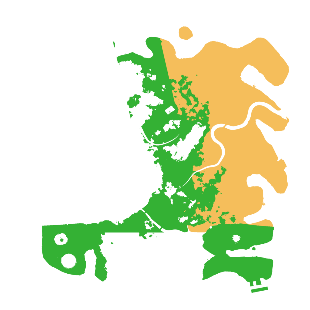 Biome Rust Map: Procedural Map, Size: 3750, Seed: 843556