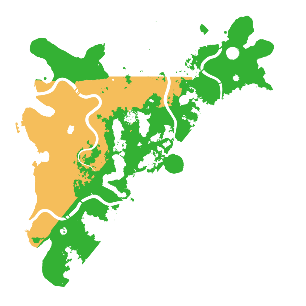 Biome Rust Map: Procedural Map, Size: 4300, Seed: 1479531683