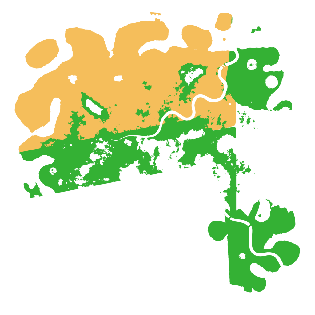 Biome Rust Map: Procedural Map, Size: 4500, Seed: 1775245564