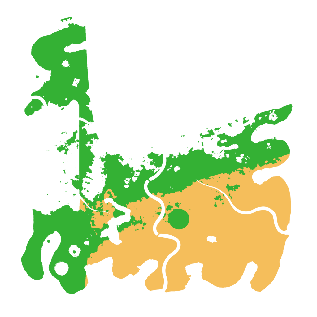 Biome Rust Map: Procedural Map, Size: 4100, Seed: 2007086292