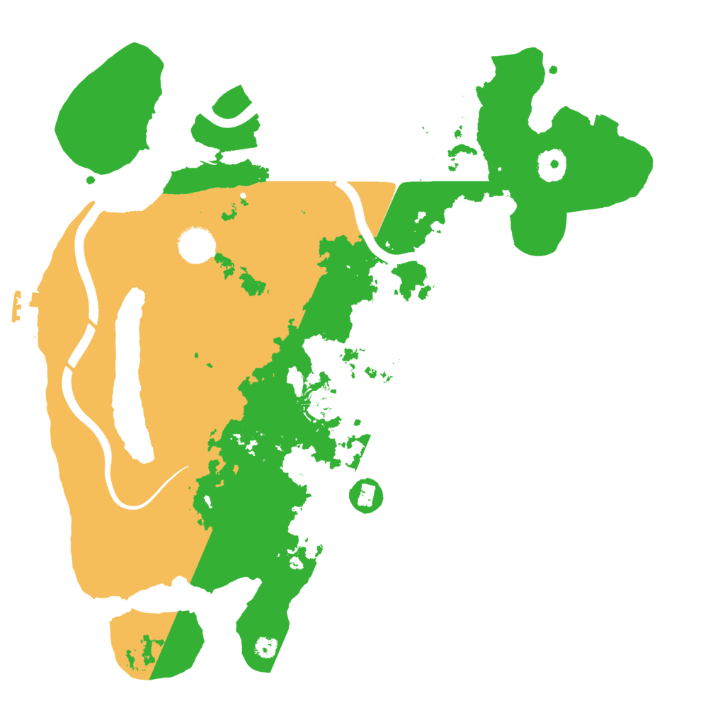 Biome Rust Map: Procedural Map, Size: 3500, Seed: 523683