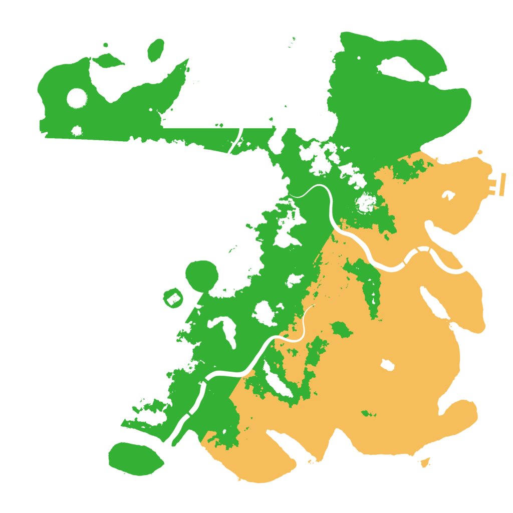 Biome Rust Map: Procedural Map, Size: 4500, Seed: 1972051305
