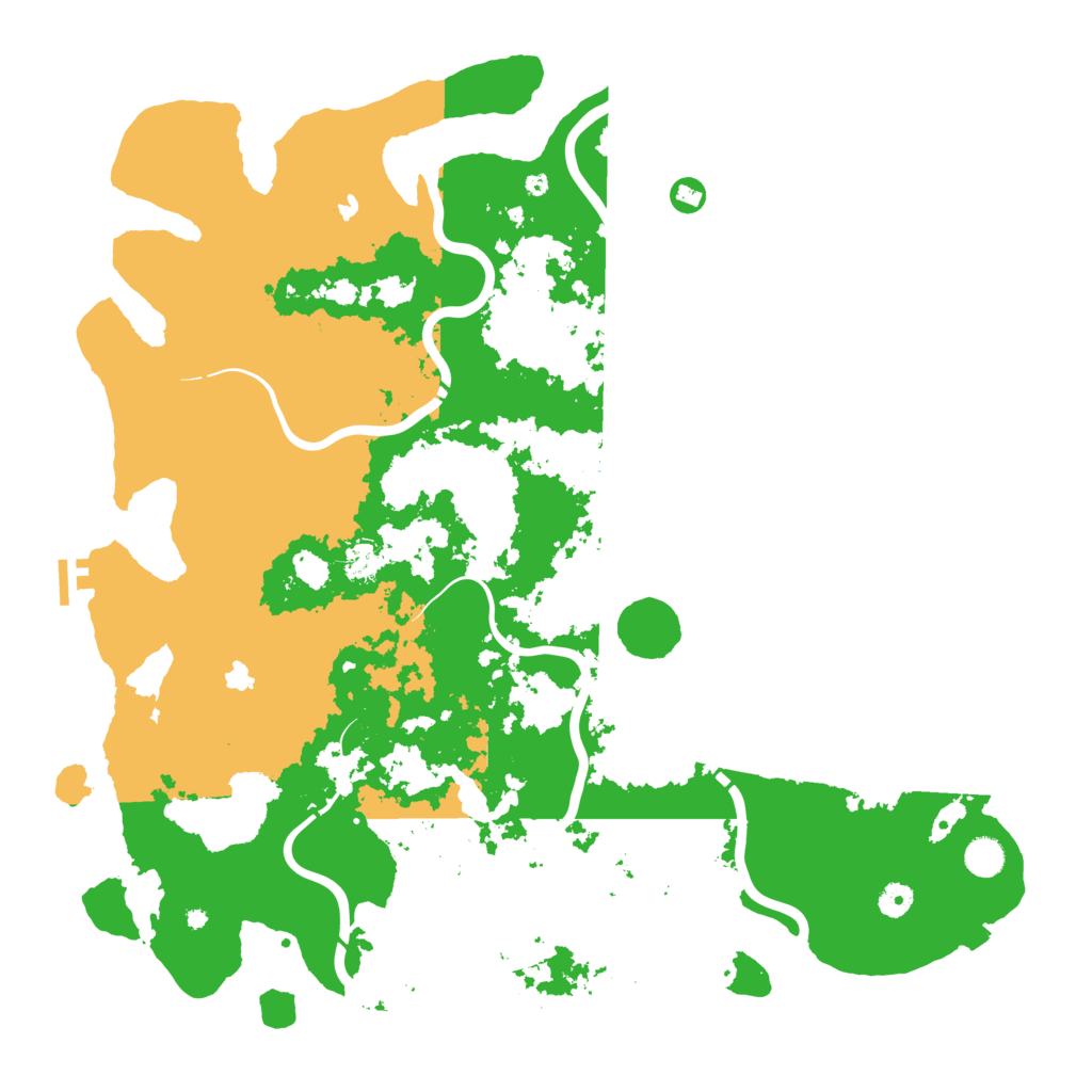 Biome Rust Map: Procedural Map, Size: 4800, Seed: 543916274