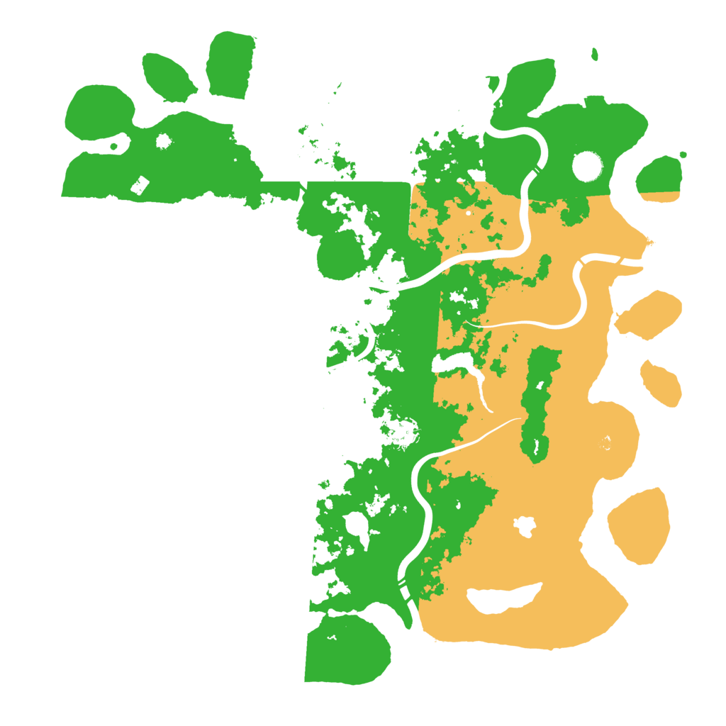 Biome Rust Map: Procedural Map, Size: 4250, Seed: 126231