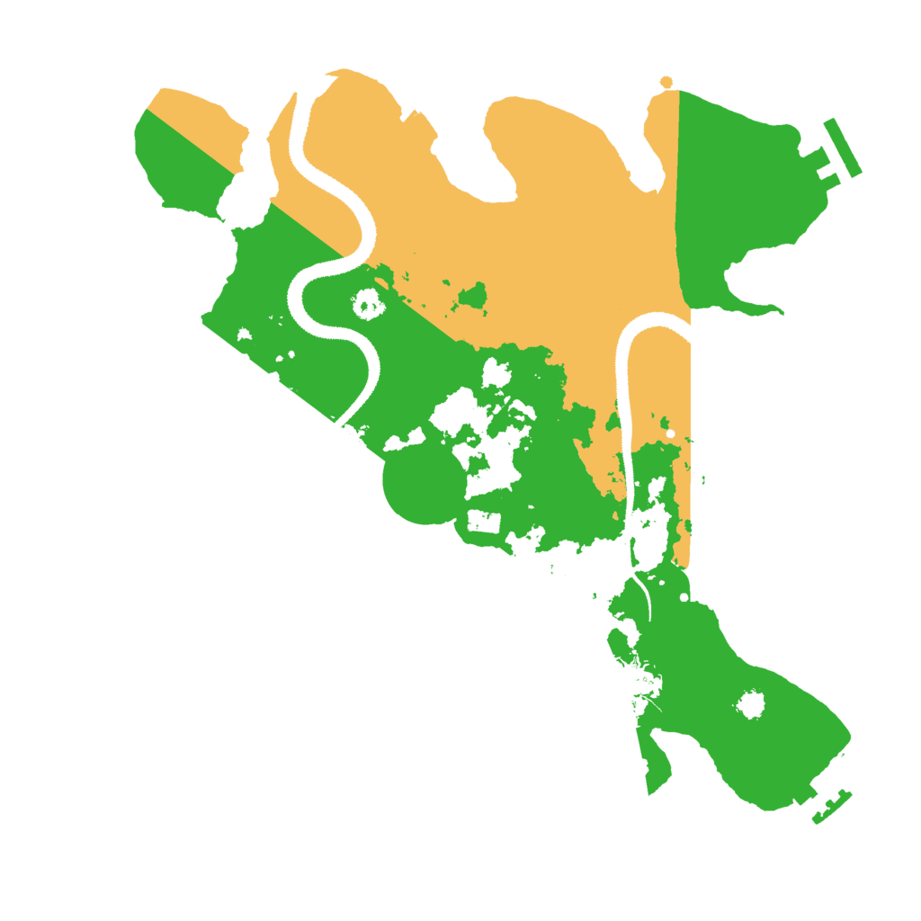 Biome Rust Map: Procedural Map, Size: 3000, Seed: 827928583