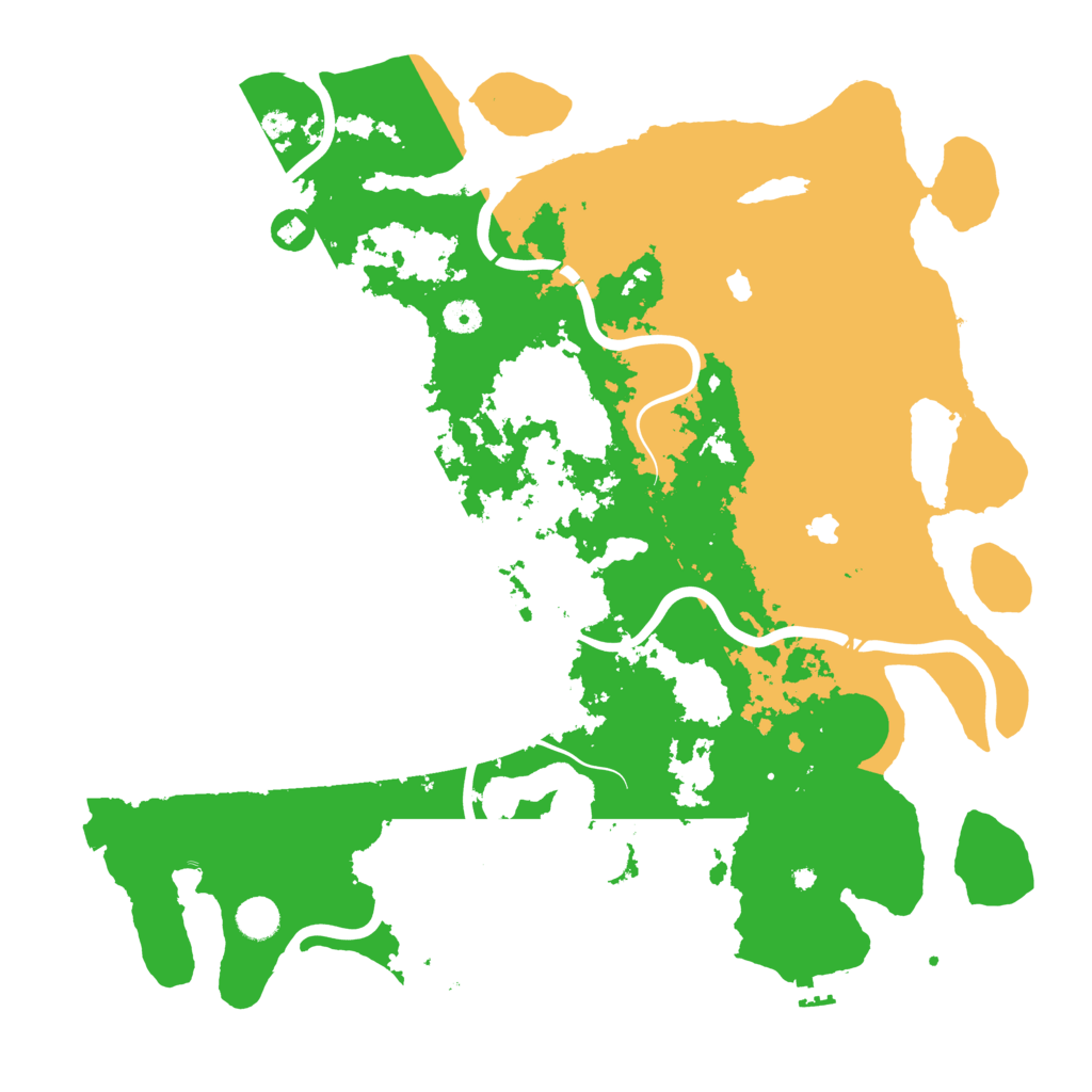 Biome Rust Map: Procedural Map, Size: 4500, Seed: 1840369284