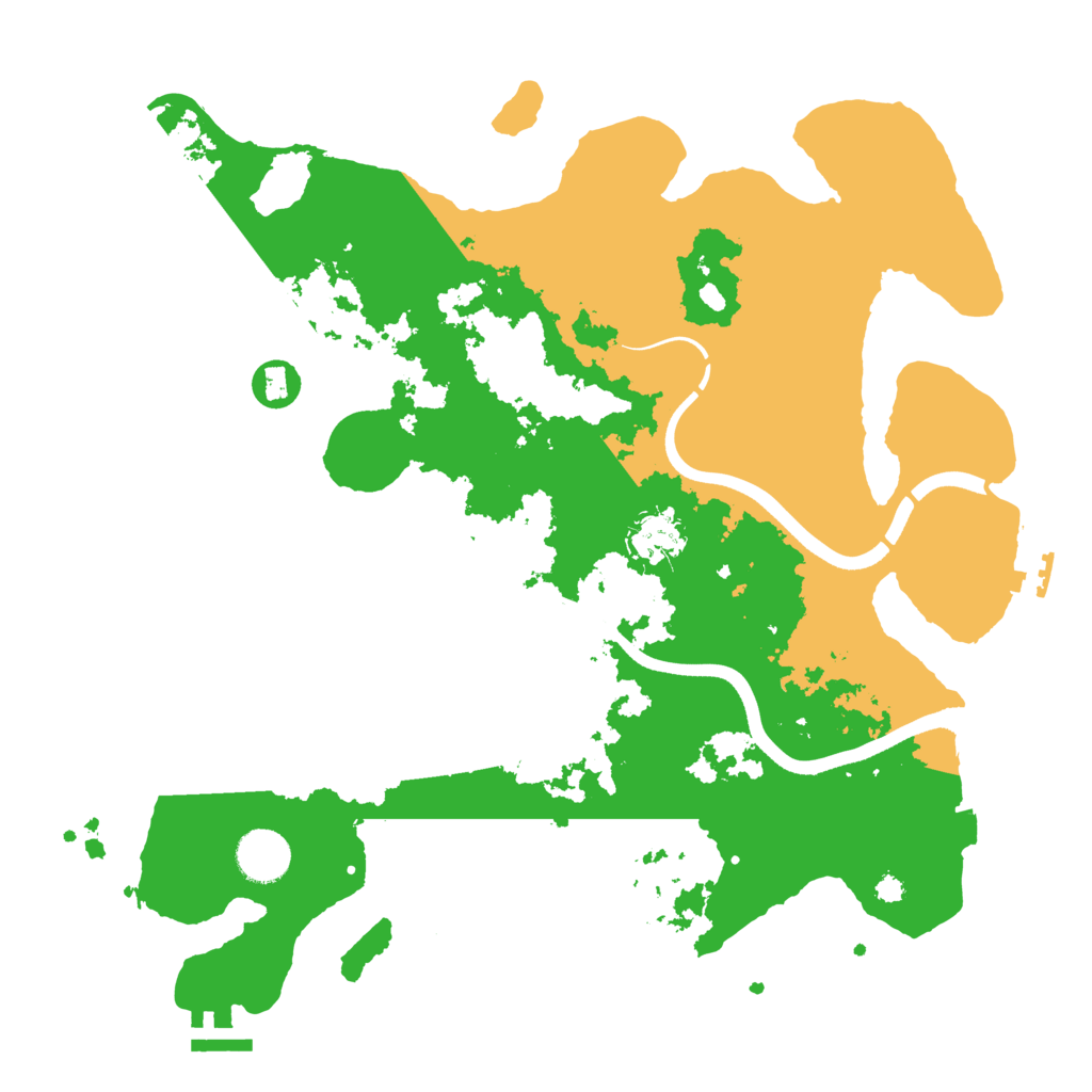 Biome Rust Map: Procedural Map, Size: 3600, Seed: 478004