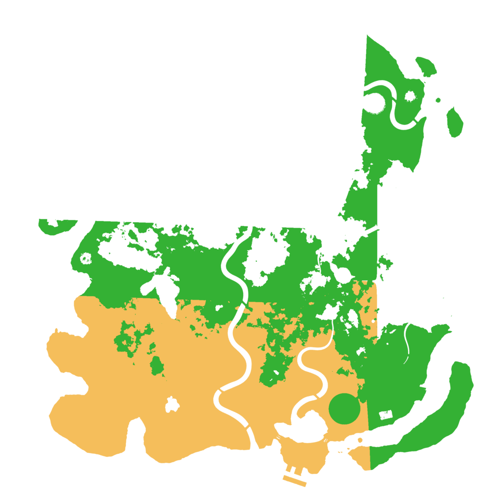 Biome Rust Map: Procedural Map, Size: 4250, Seed: 526777967
