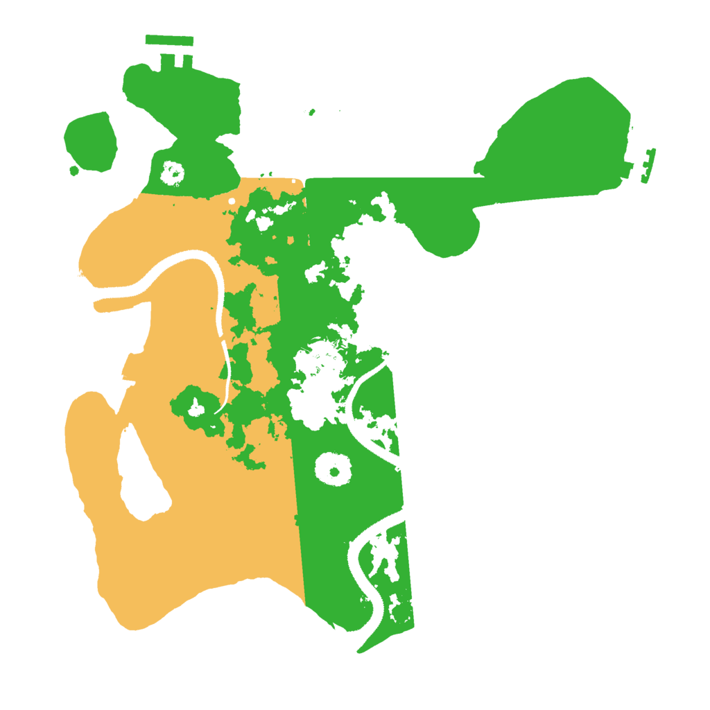 Biome Rust Map: Procedural Map, Size: 3000, Seed: 1440372897
