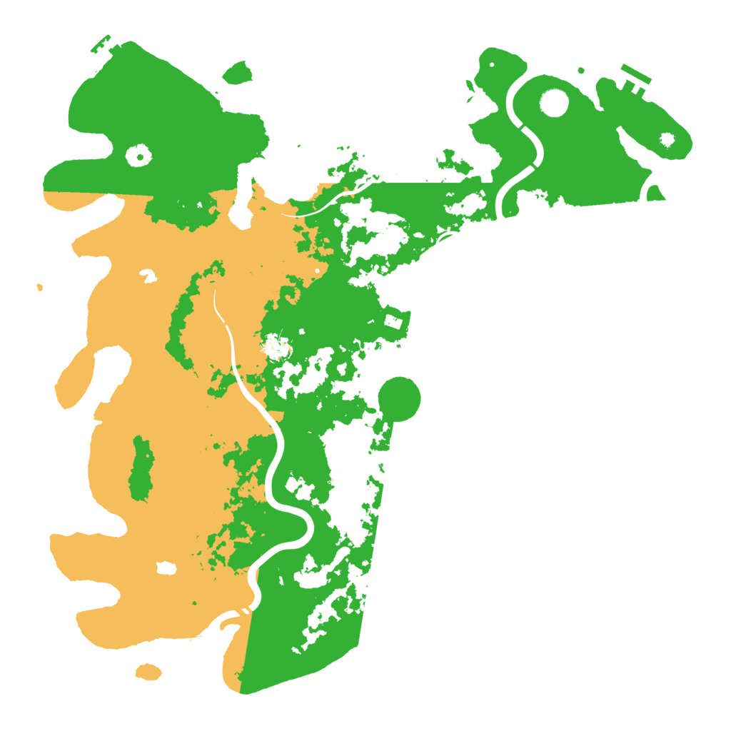 Biome Rust Map: Procedural Map, Size: 4554, Seed: 334706480