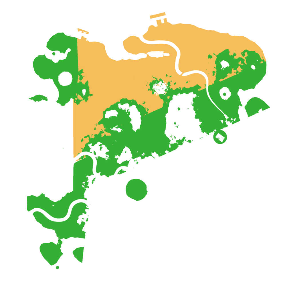 Biome Rust Map: Procedural Map, Size: 3750, Seed: 2135651