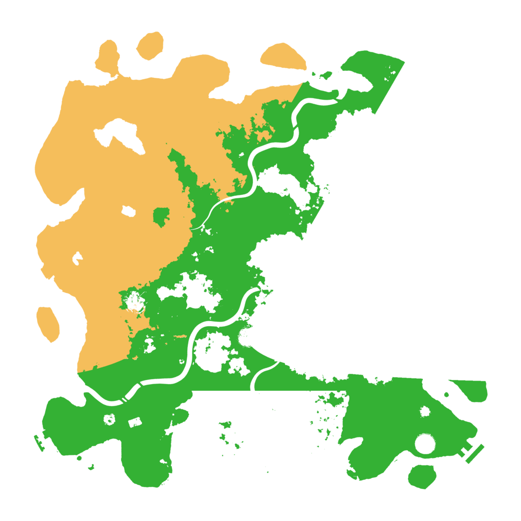 Biome Rust Map: Procedural Map, Size: 4500, Seed: 1066962090