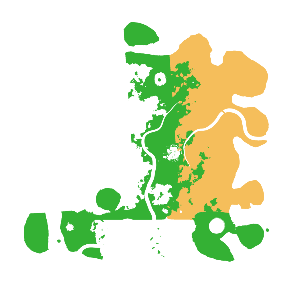 Biome Rust Map: Procedural Map, Size: 3500, Seed: 379164829