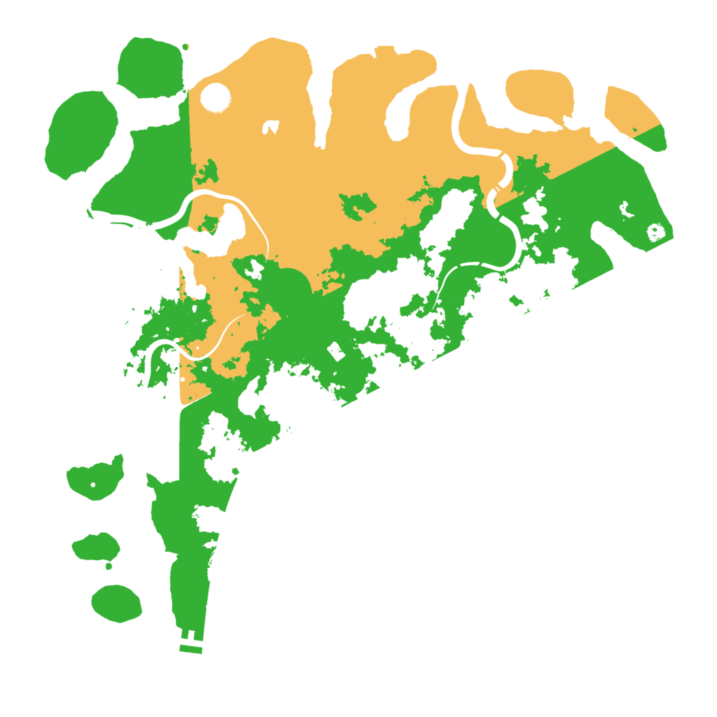 Biome Rust Map: Procedural Map, Size: 4250, Seed: 597627257