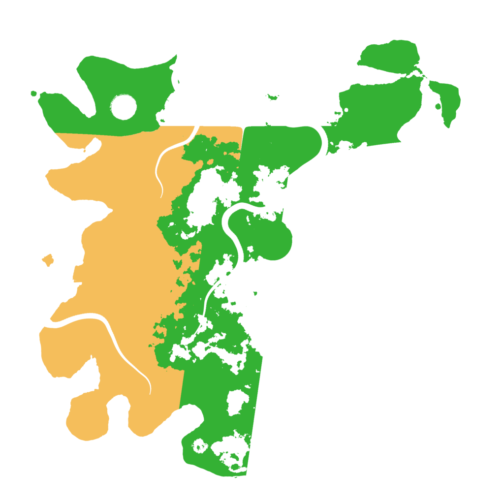 Biome Rust Map: Procedural Map, Size: 3500, Seed: 1746909208