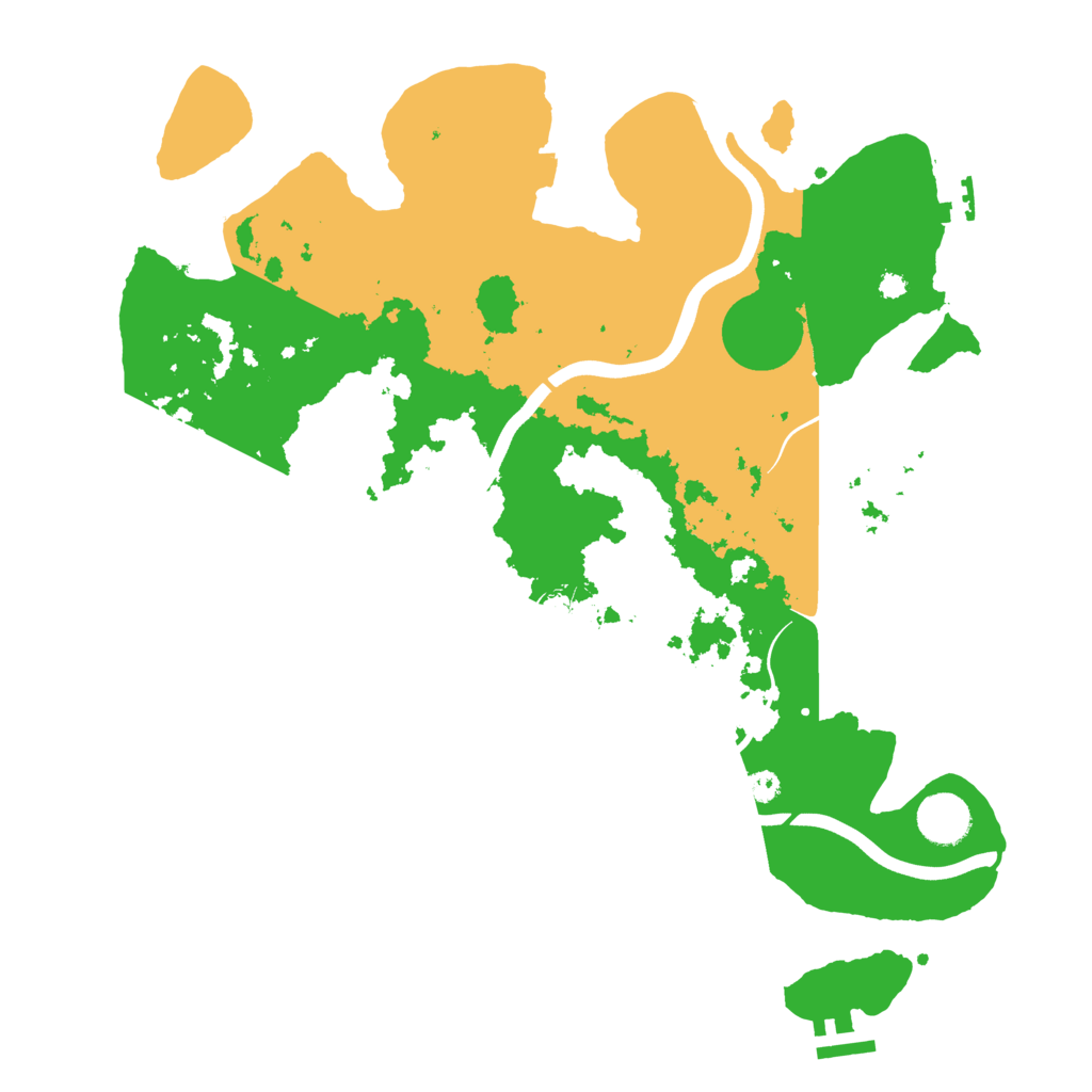 Biome Rust Map: Procedural Map, Size: 3750, Seed: 711396957
