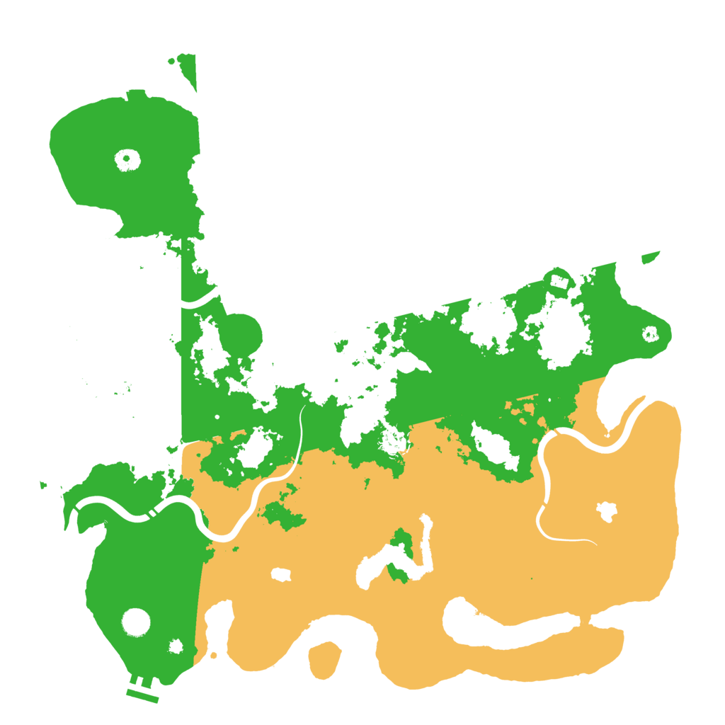 Biome Rust Map: Procedural Map, Size: 4500, Seed: 2079400114
