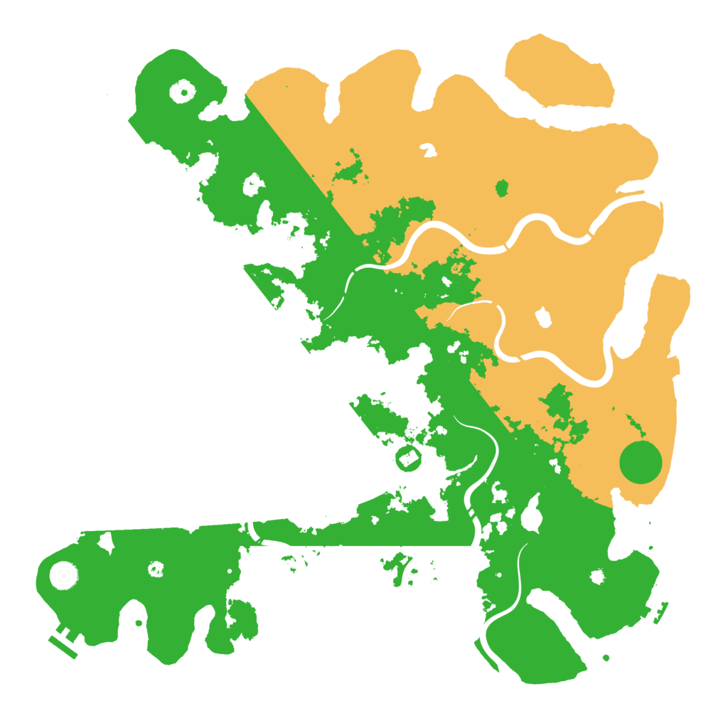 Biome Rust Map: Procedural Map, Size: 4500, Seed: 1635677014