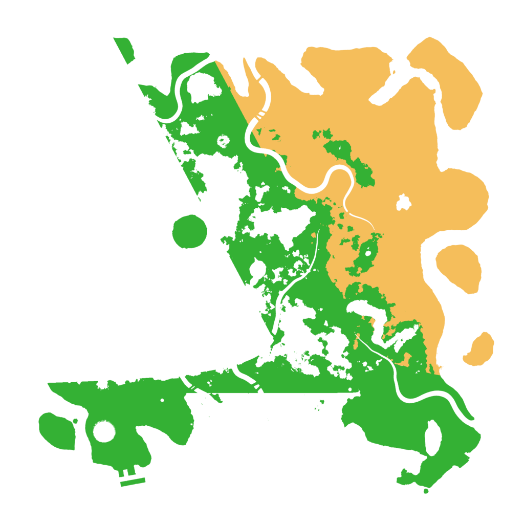 Biome Rust Map: Procedural Map, Size: 4250, Seed: 218458515