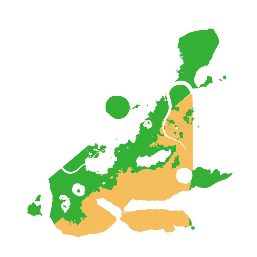 Biome Rust Map: Procedural Map, Size: 3000, Seed: 16033