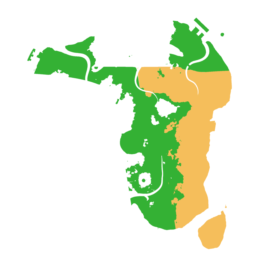 Biome Rust Map: Procedural Map, Size: 3000, Seed: 39284711