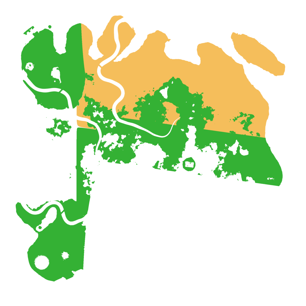 Biome Rust Map: Procedural Map, Size: 3800, Seed: 19920441
