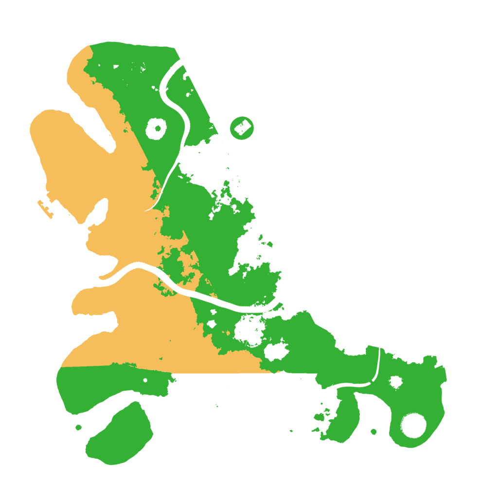 Biome Rust Map: Procedural Map, Size: 3500, Seed: 2061869271