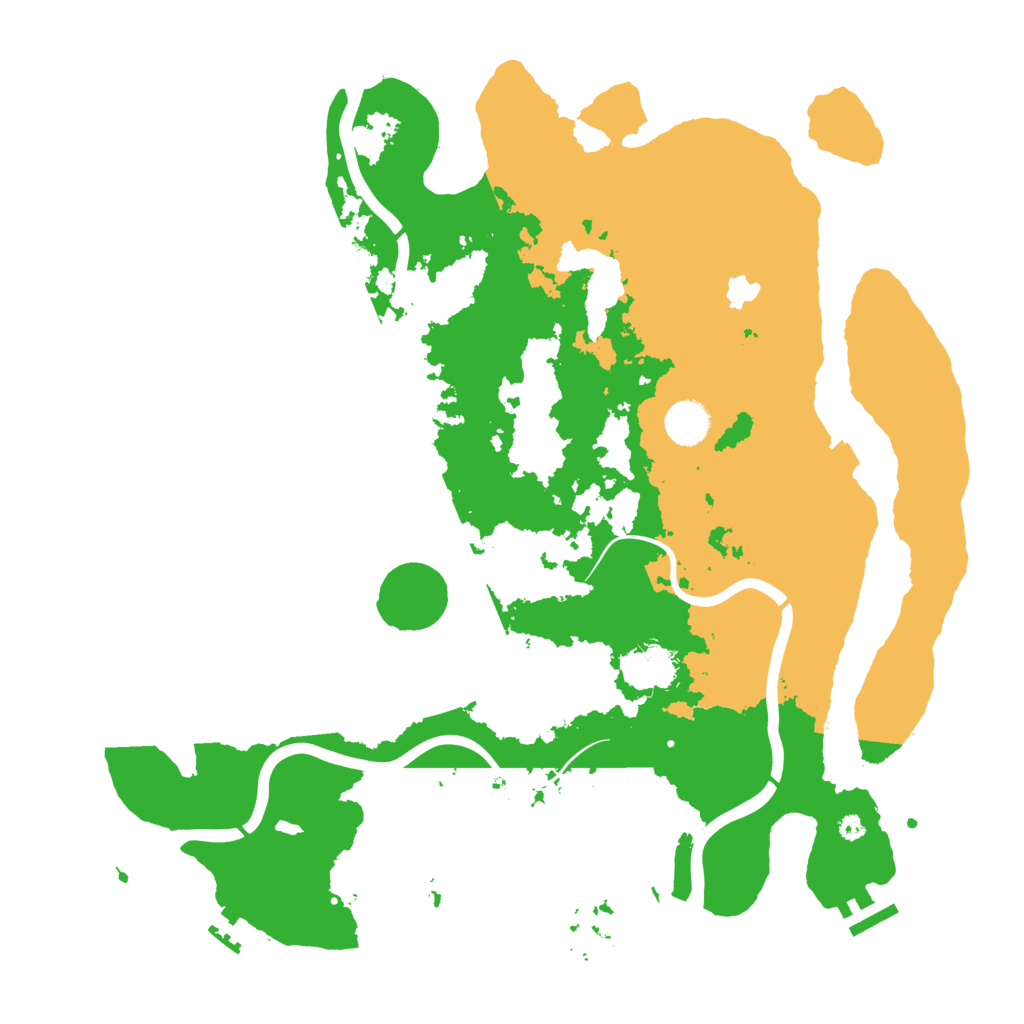 Biome Rust Map: Procedural Map, Size: 4000, Seed: 294059655