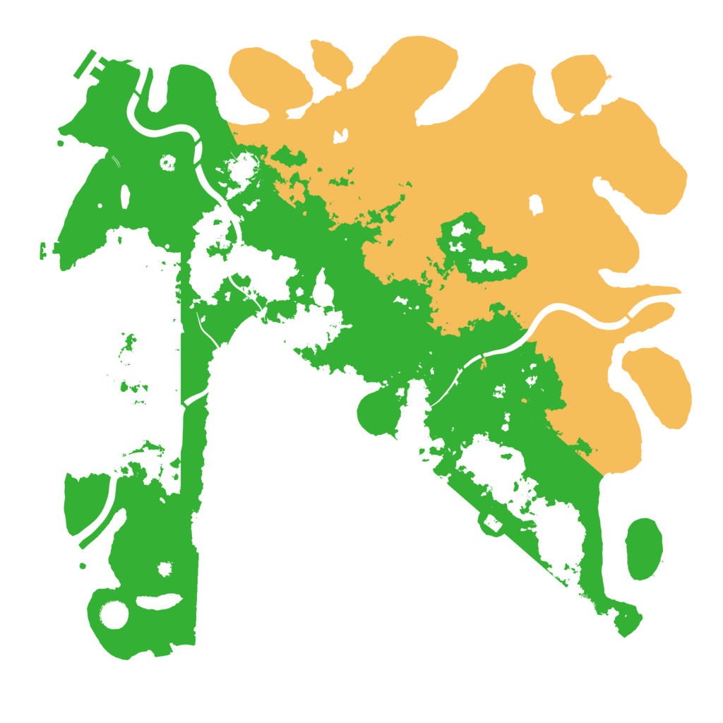 Biome Rust Map: Procedural Map, Size: 4500, Seed: 554020344