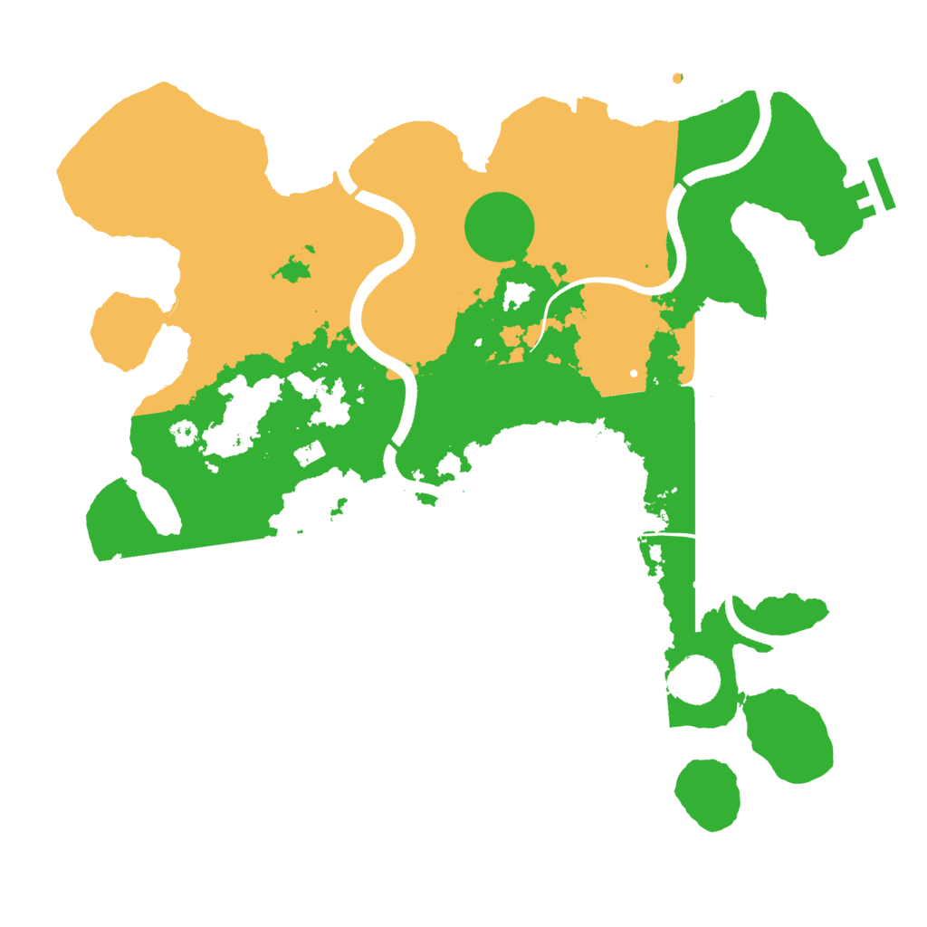 Biome Rust Map: Procedural Map, Size: 3500, Seed: 1727601837