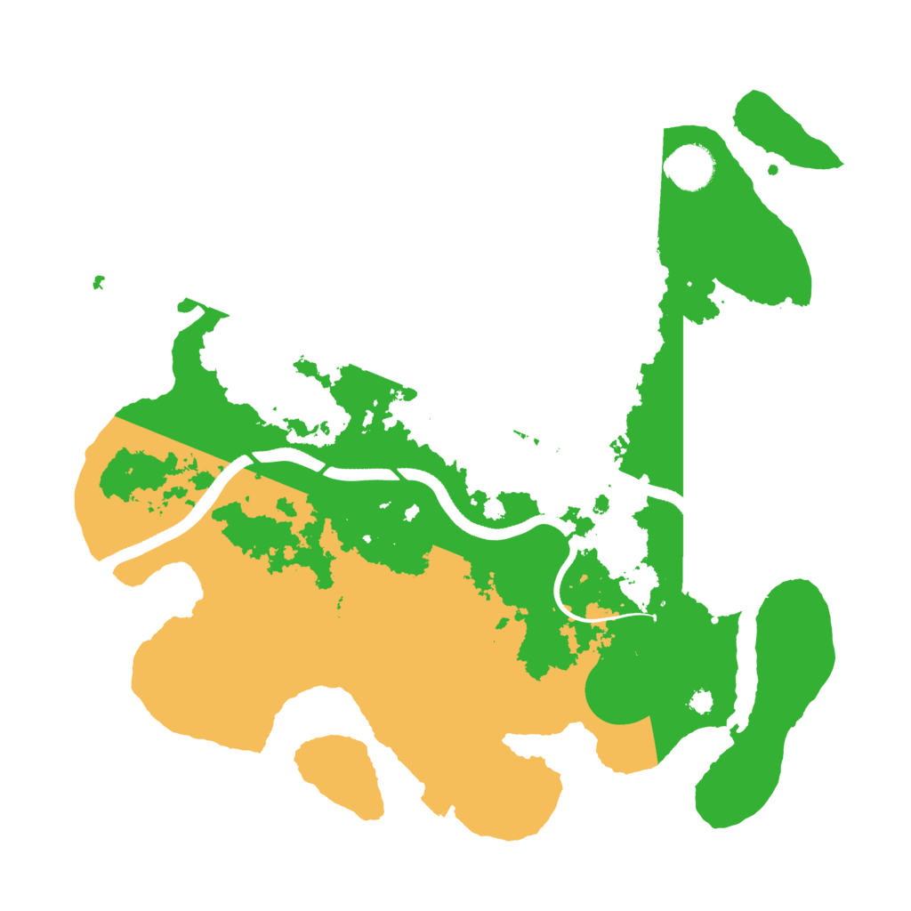 Biome Rust Map: Procedural Map, Size: 3500, Seed: 1750149067