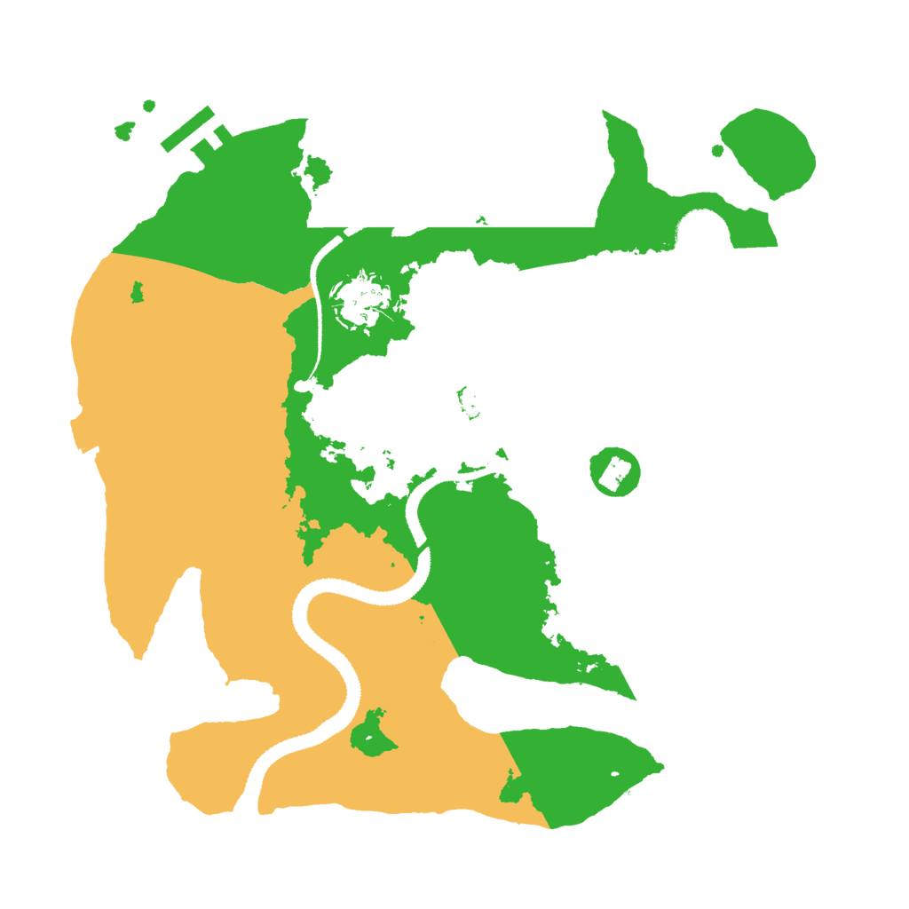 Biome Rust Map: Procedural Map, Size: 3000, Seed: 1144439226