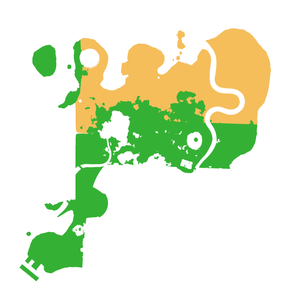 Biome Rust Map: Procedural Map, Size: 2800, Seed: 2092793193