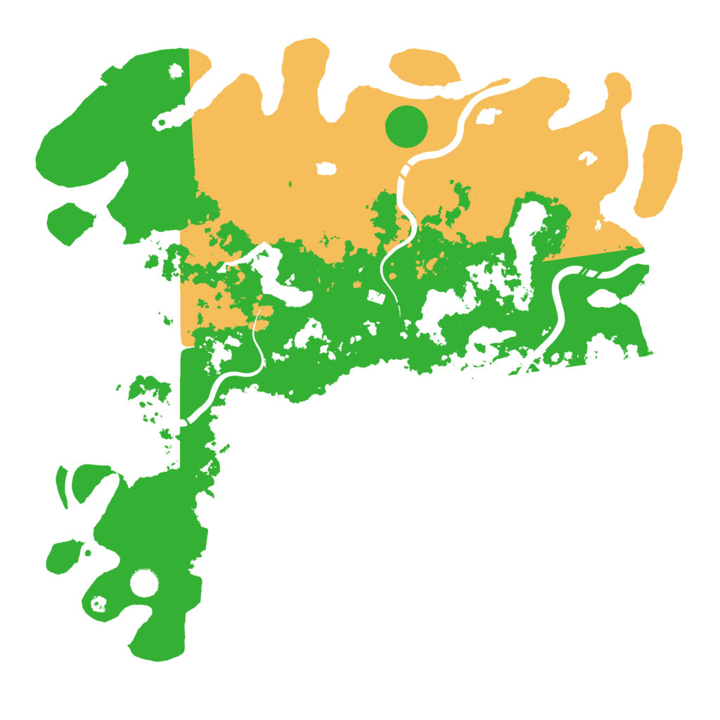 Biome Rust Map: Procedural Map, Size: 4500, Seed: 333955