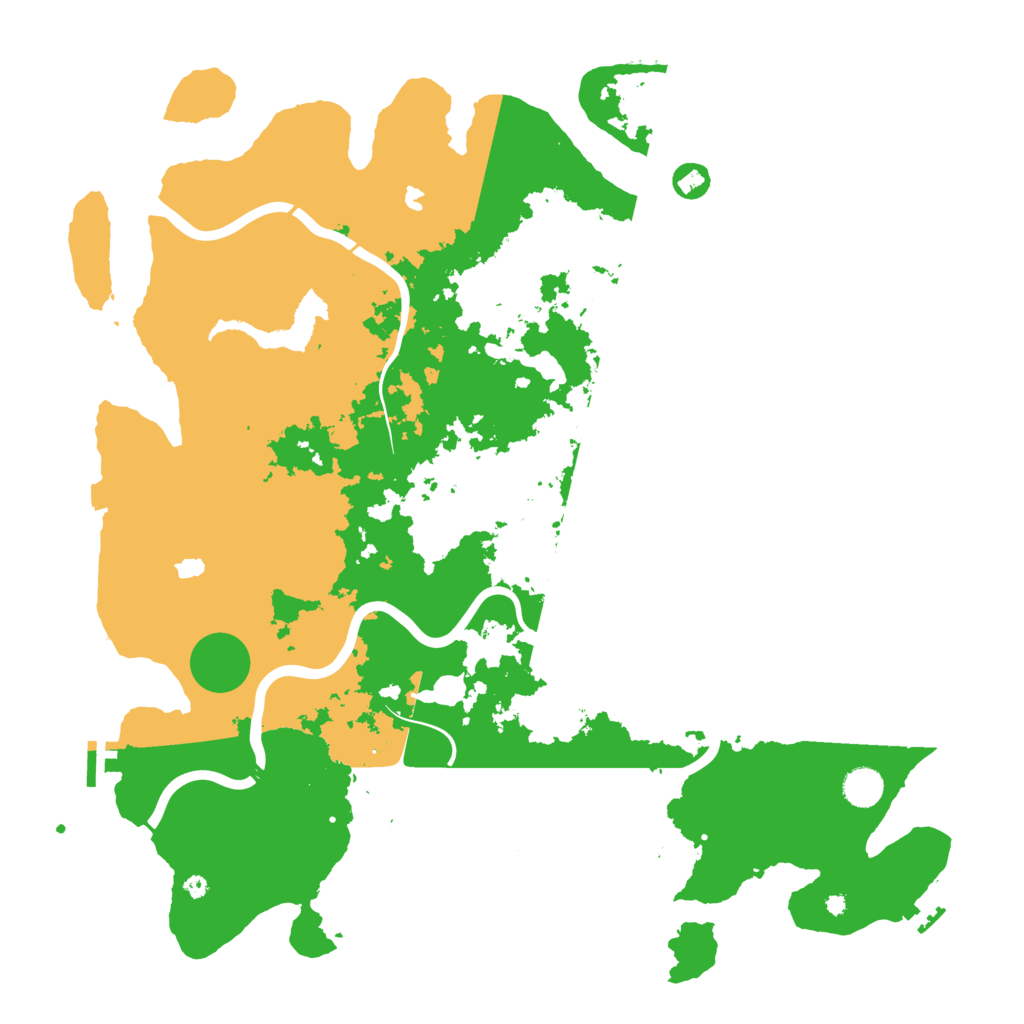 Biome Rust Map: Procedural Map, Size: 4500, Seed: 1979040125