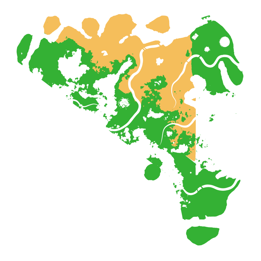Biome Rust Map: Procedural Map, Size: 4500, Seed: 654269700