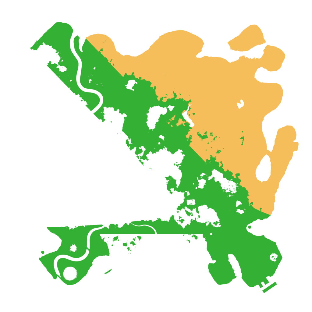 Biome Rust Map: Procedural Map, Size: 4000, Seed: 23978
