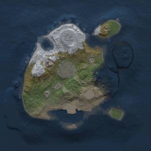 Thumbnail Rust Map: Procedural Map, Size: 2000, Seed: 1802238052, 4 Monuments